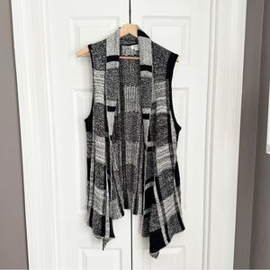 Plaid sweater vest
